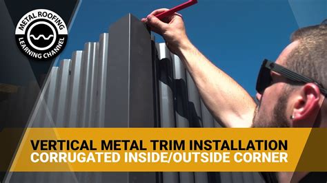 sheet metal corner trim|corrugated metal inside corner trim.